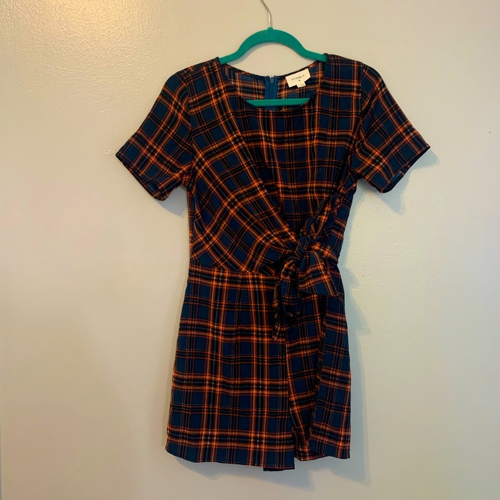 Plaid Romper